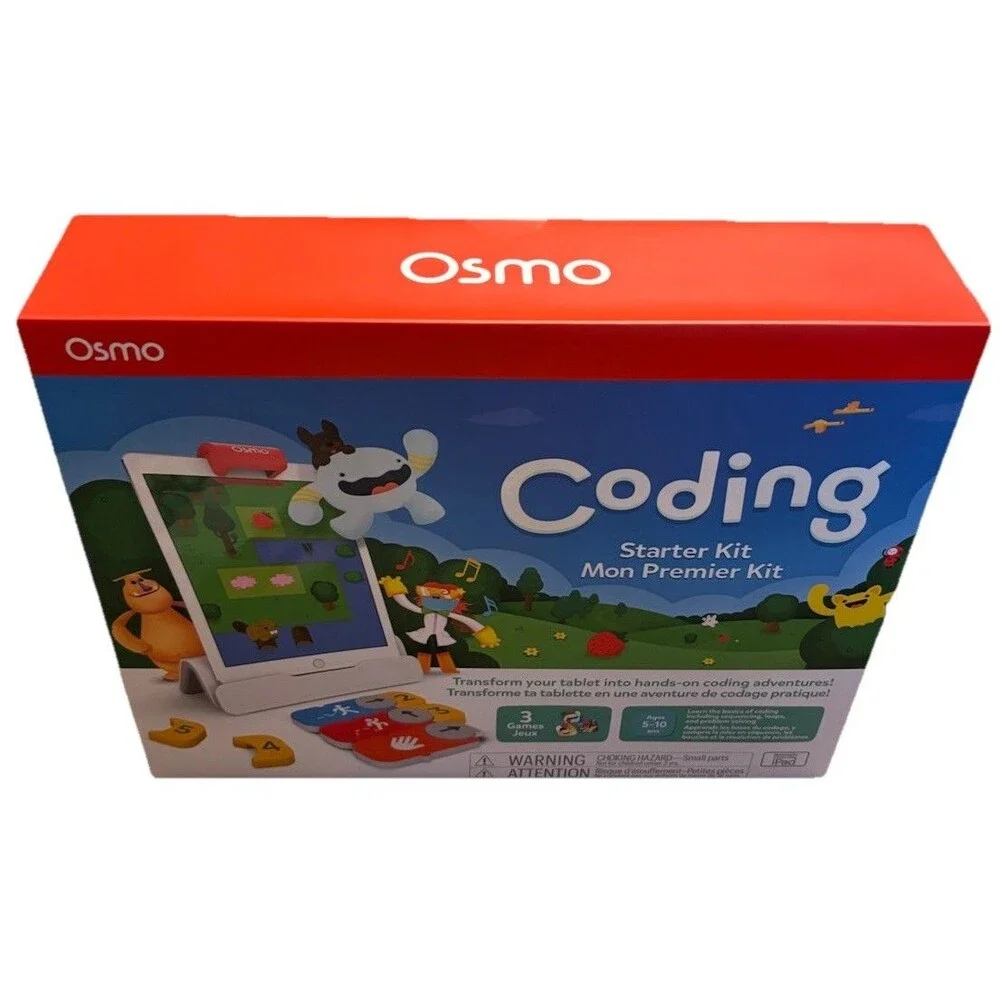 Osmo Coding Starter Kit Educational Toy for iPad 5-10 Years, Age Level 4-7 NEW
